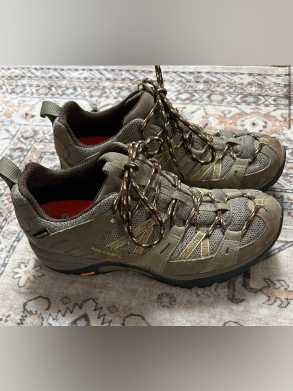 Merrell Siren Sport Gore-Tex Waterproof Hiking Shoes - Brown/Tan - Women's 8